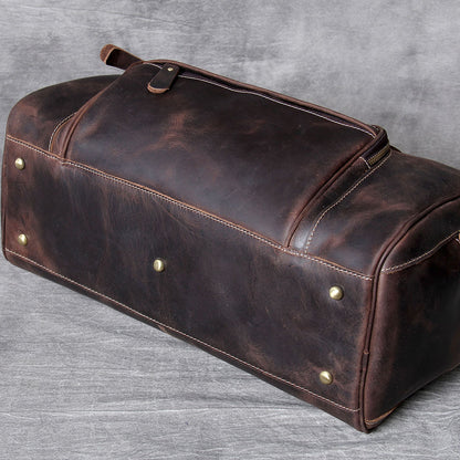 Retro Leather Weekend Bag