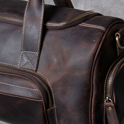 Retro Leather Weekend Bag
