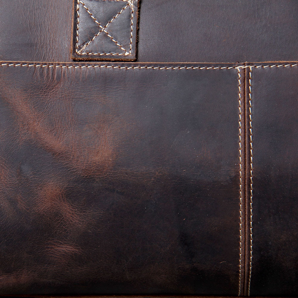 Retro Leather Weekend Bag