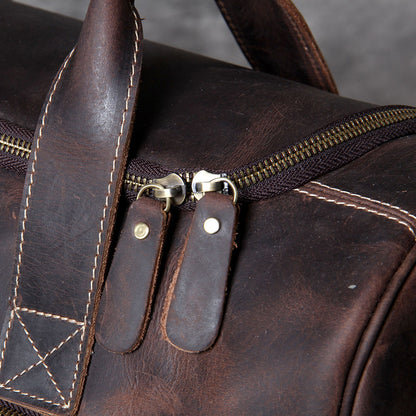 Retro Leather Weekend Bag