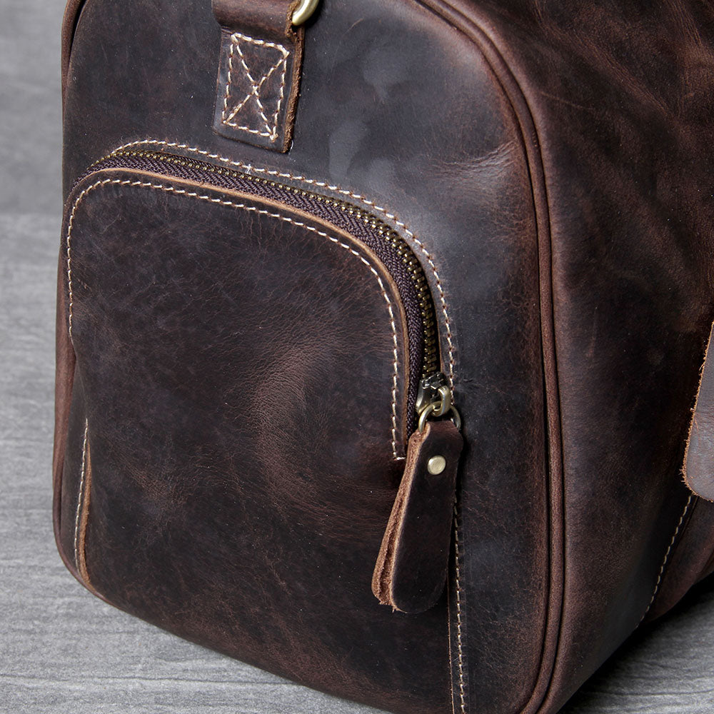Retro Leather Weekend Bag