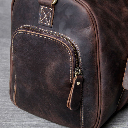 Retro Leather Weekend Bag
