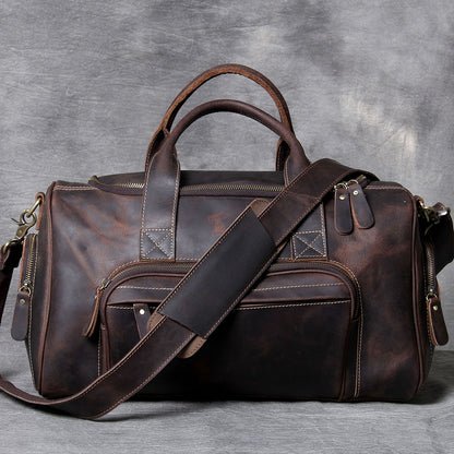 Retro Leather Weekend Bag