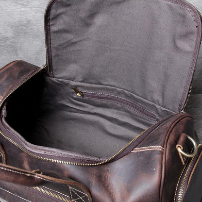 Retro Leather Weekend Bag