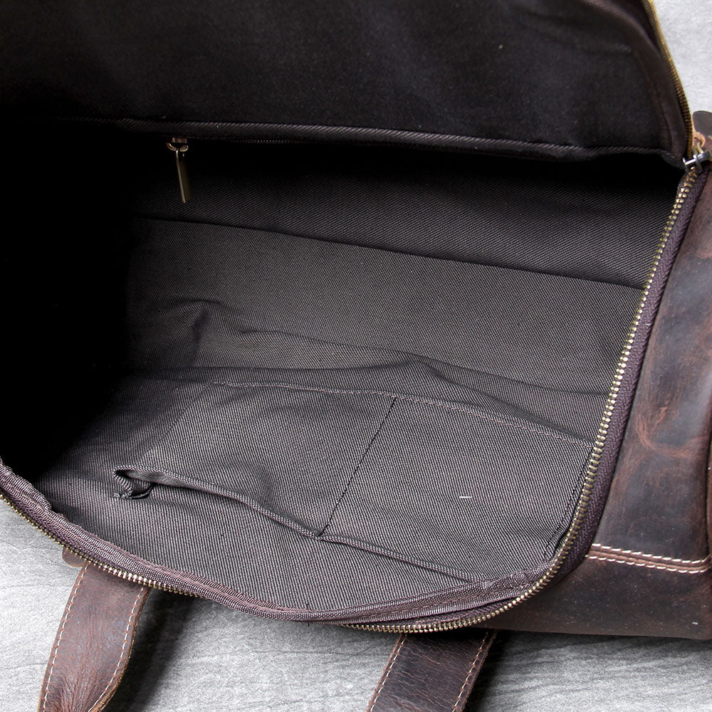 Retro Leather Weekend Bag