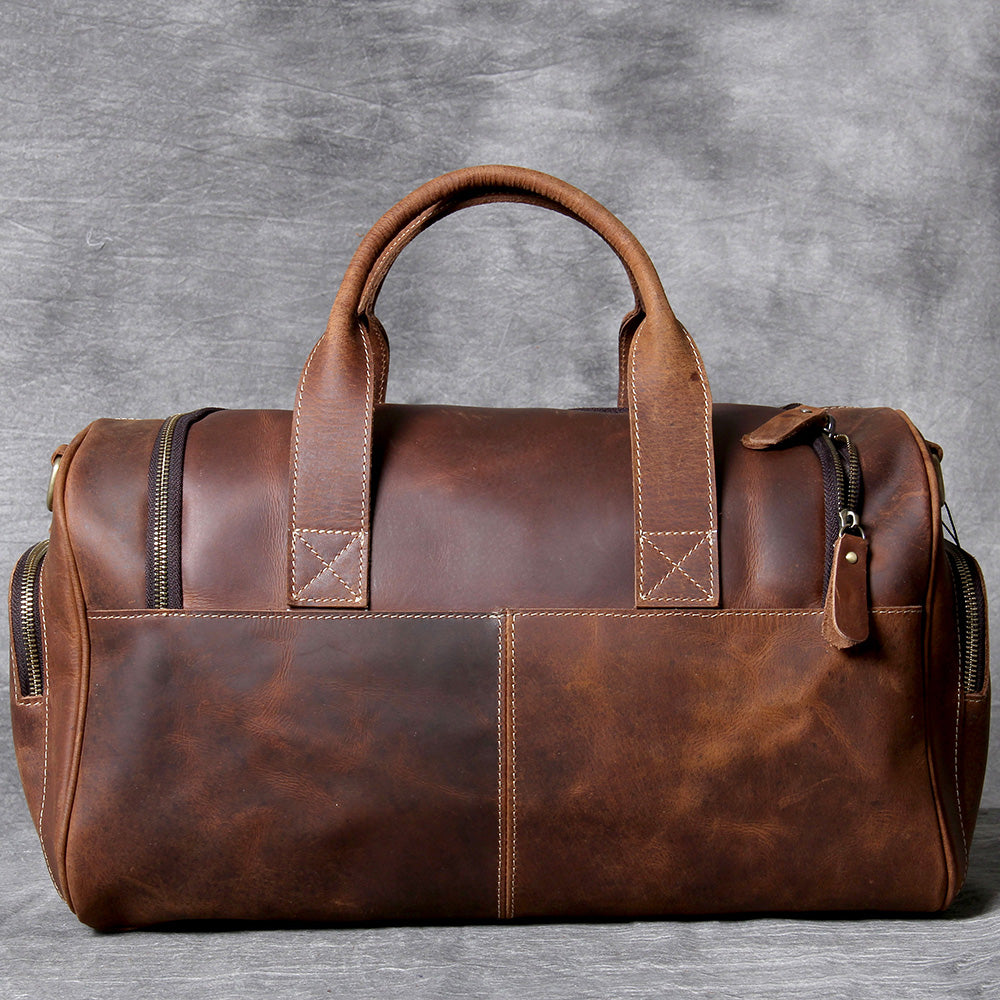 Retro Leather Weekend Bag