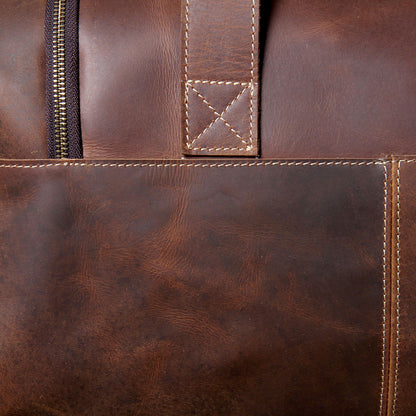 Retro Leather Weekend Bag