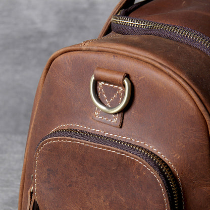 Retro Leather Weekend Bag