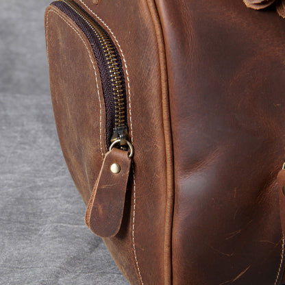 Retro Leather Weekend Bag