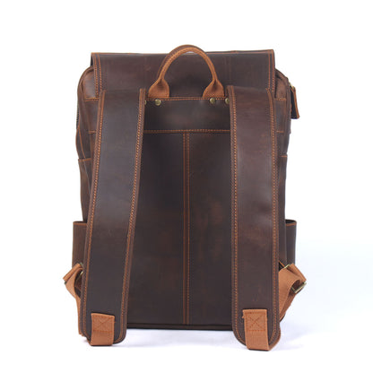 Durable Leather Backpack