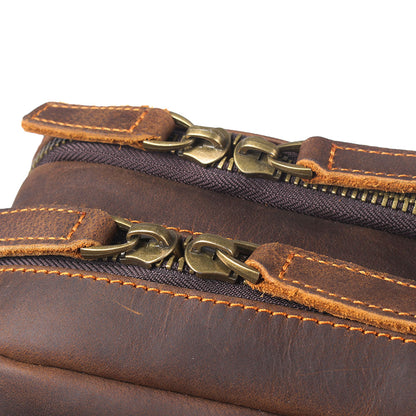 Durable Leather Backpack