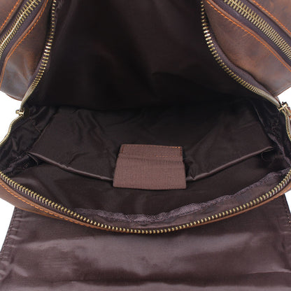Durable Leather Backpack