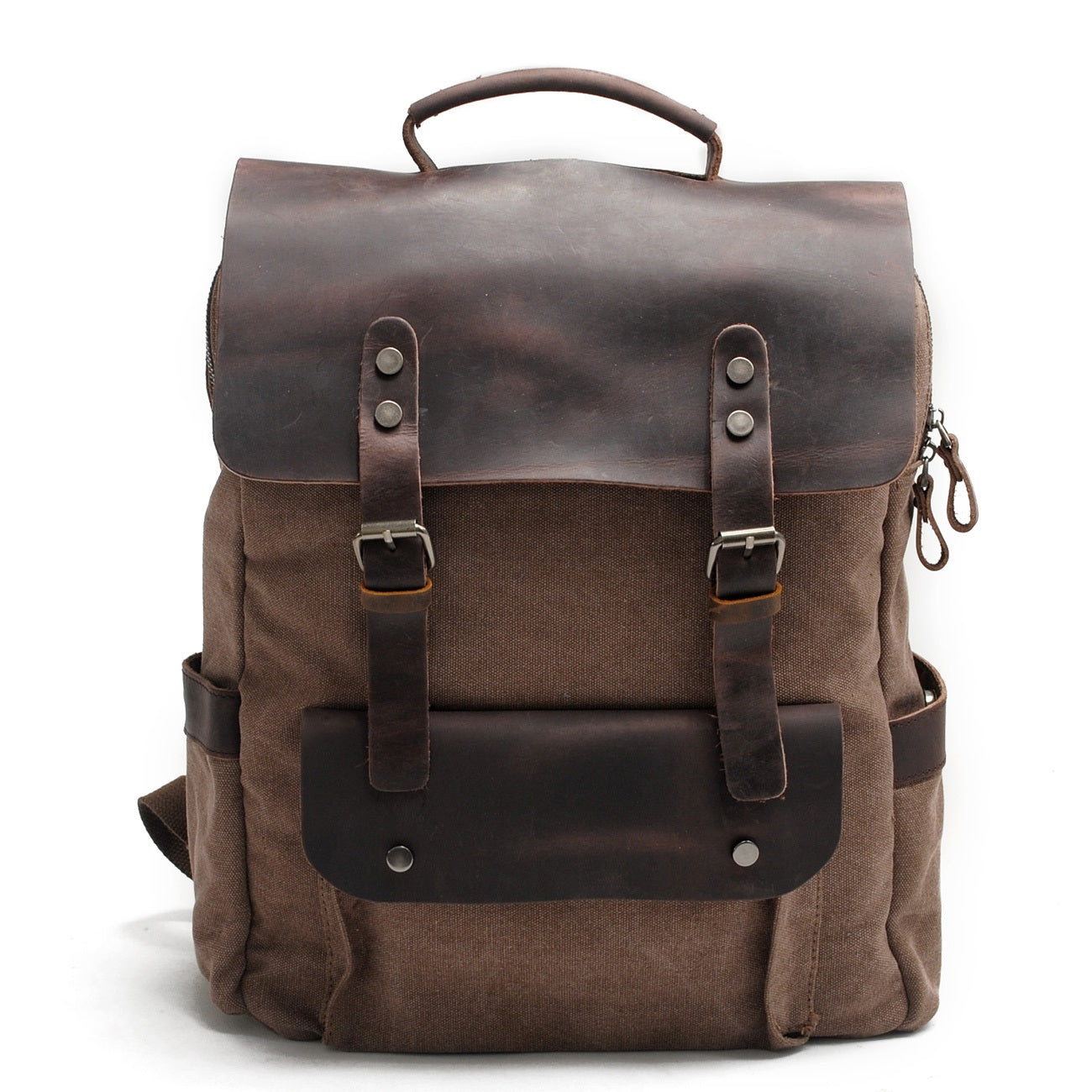 Canvas Leather Daypack
