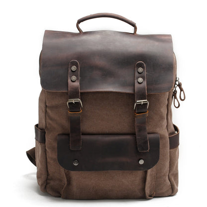 Canvas Leather Daypack