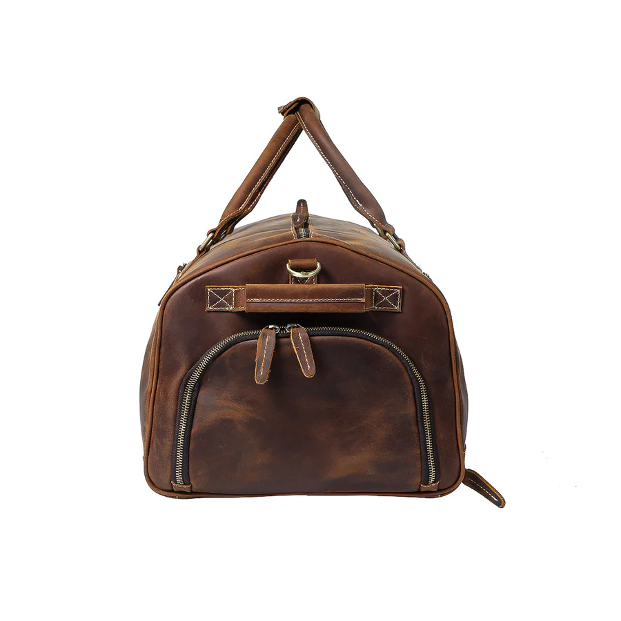 Large Capacity Leather Weekend bag