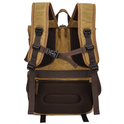 Roll Top Canvas DSLR Daypack