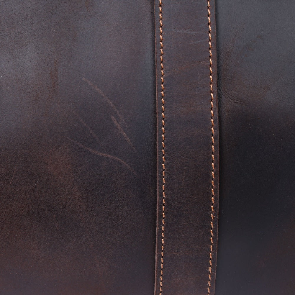 2 Size Retro Leather Traveling Bag