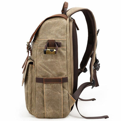 Waxed Canvas Camera Bag
