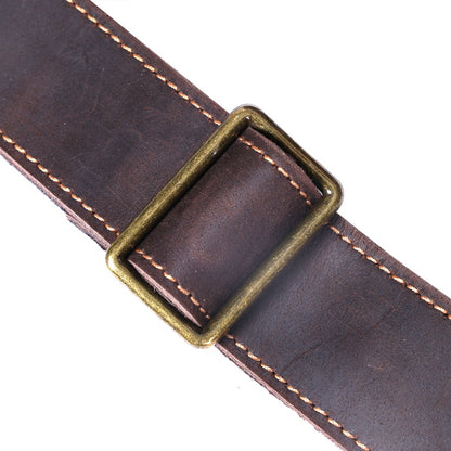 2 Size Retro Leather Traveling Bag
