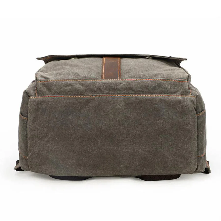 Waxed Canvas Camera Bag