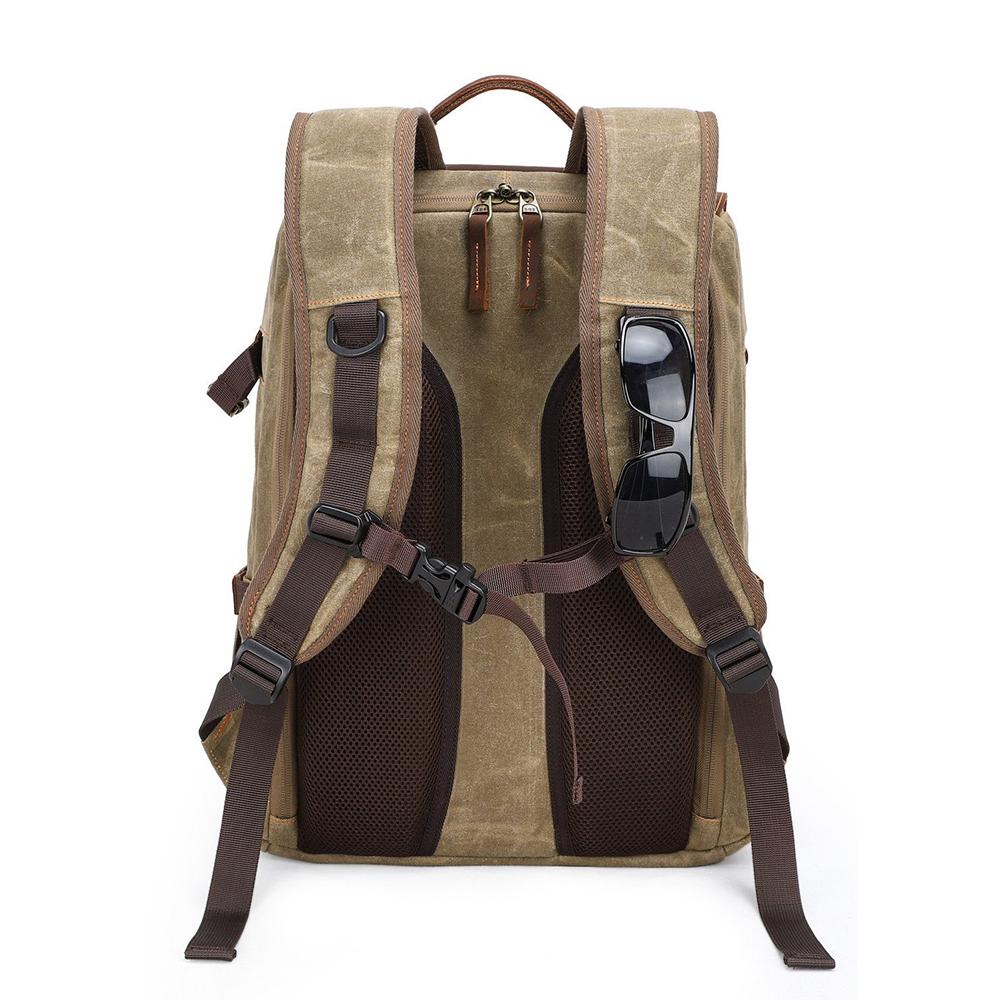 Waxed Canvas Camera Bag