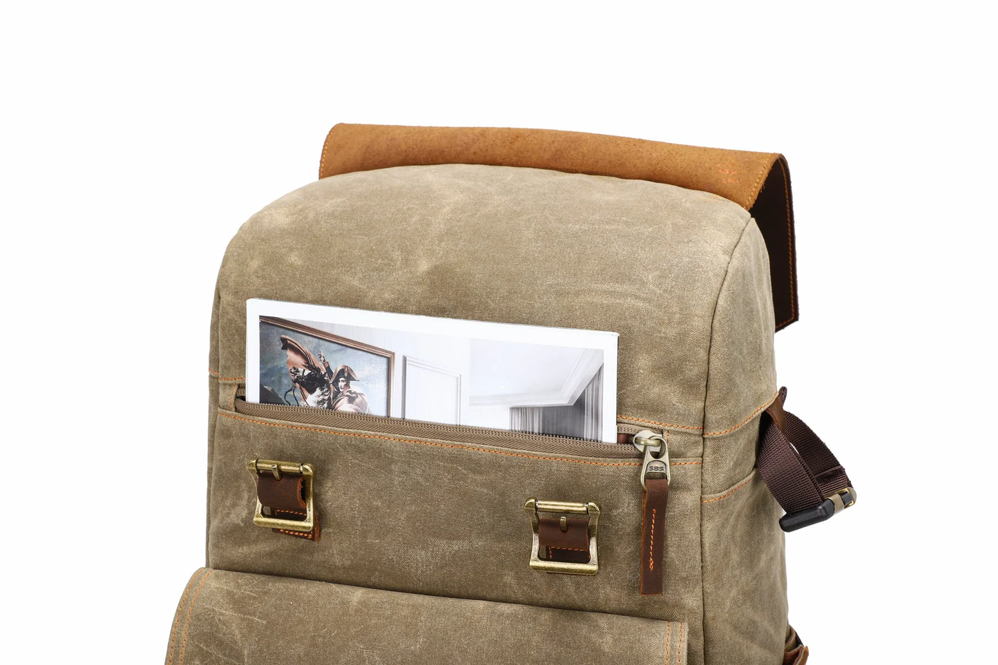 Waxed Canvas Camera Bag
