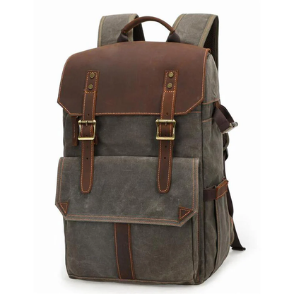 Waxed Canvas Camera Bag