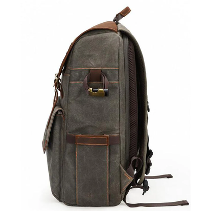 Waxed Canvas Camera Bag