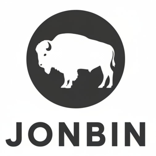 JONBIN Bison Logo White Background