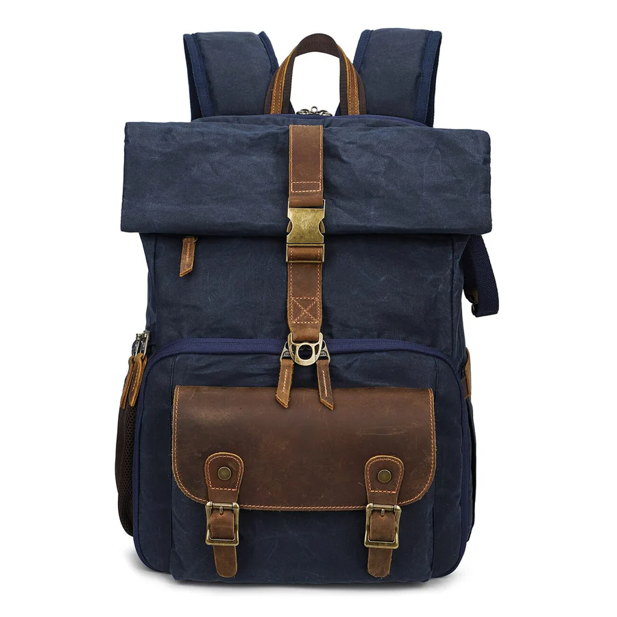 Roll Top Canvas DSLR Daypack