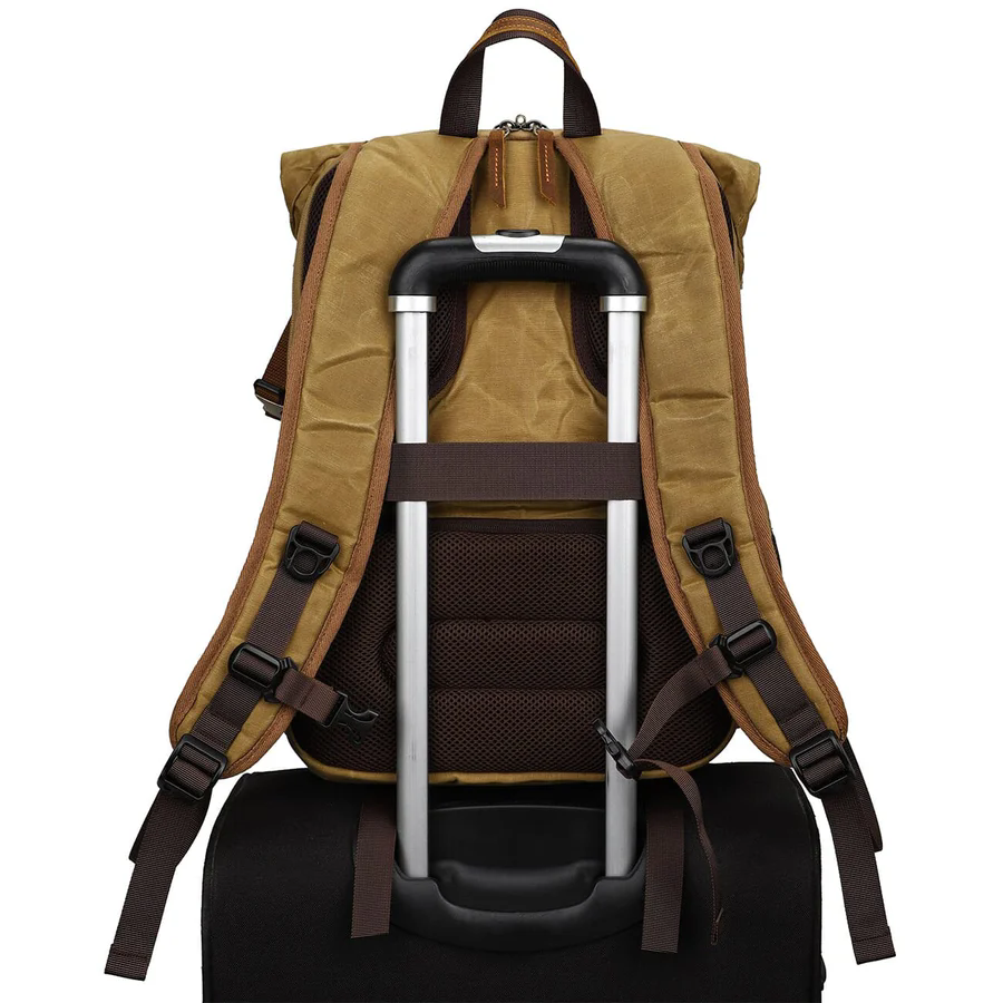 Roll Top Canvas DSLR Daypack