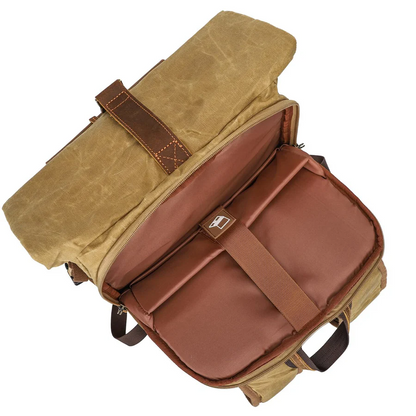 Roll Top Canvas DSLR Daypack