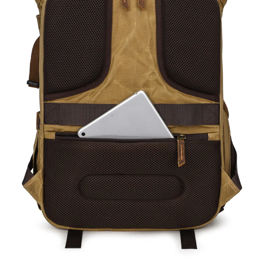 Roll Top Canvas DSLR Daypack