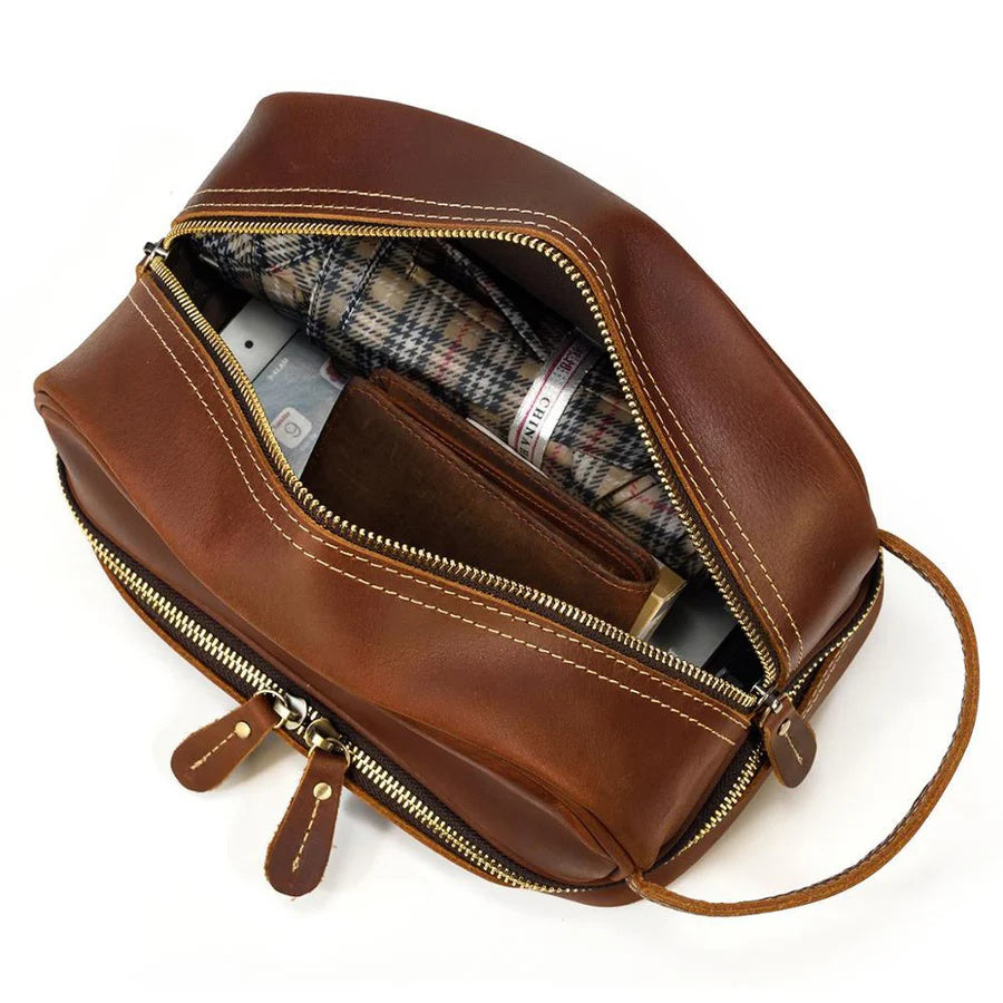 Genuine Leather Dopp kit