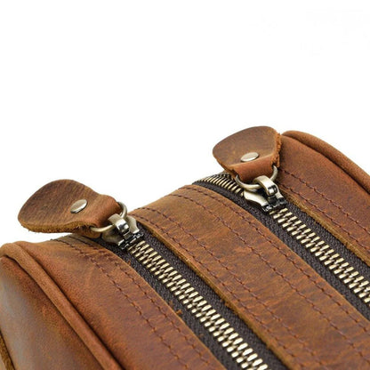 Full Grain Leather Wash Bag