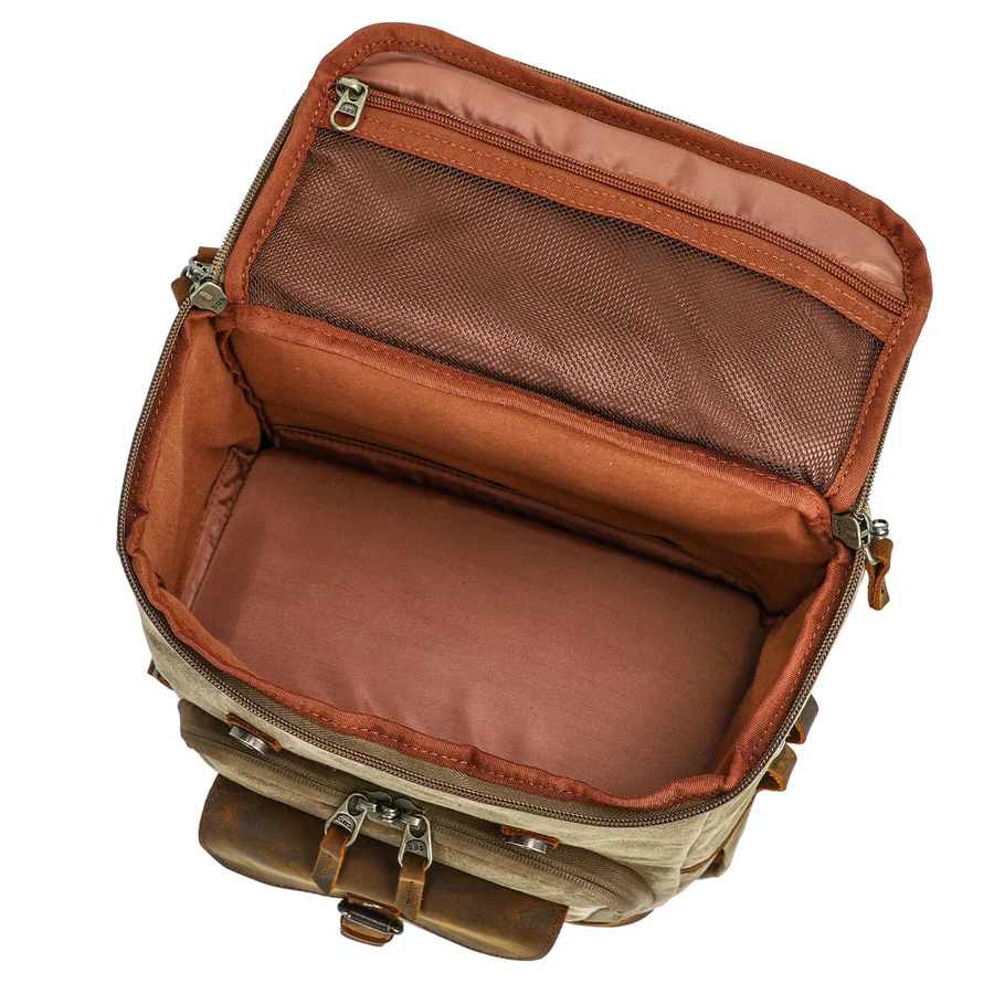 Vintage Canvas Backpack for Camera