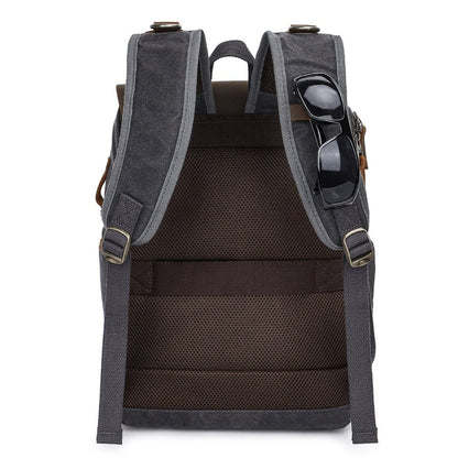 Vintage Canvas Backpack for Camera