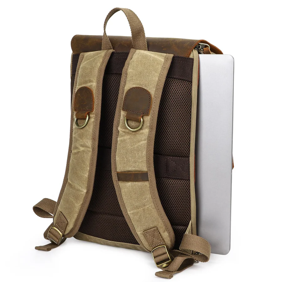Vintage Canvas Backpack for Camera