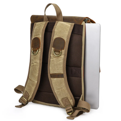 Vintage Canvas Backpack for Camera