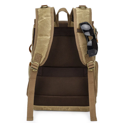 Vintage Canvas Backpack for Camera
