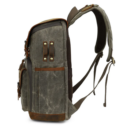 Vintage Canvas Backpack for Camera