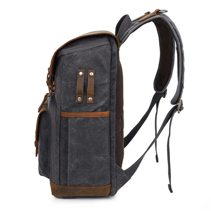 Vintage Canvas Backpack for Camera