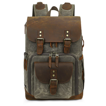 Vintage Canvas Backpack for Camera
