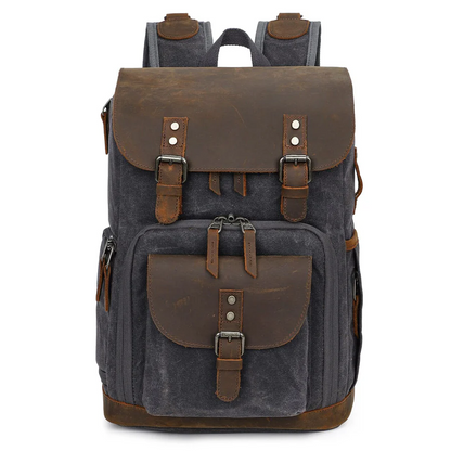 Vintage Canvas Backpack for Camera