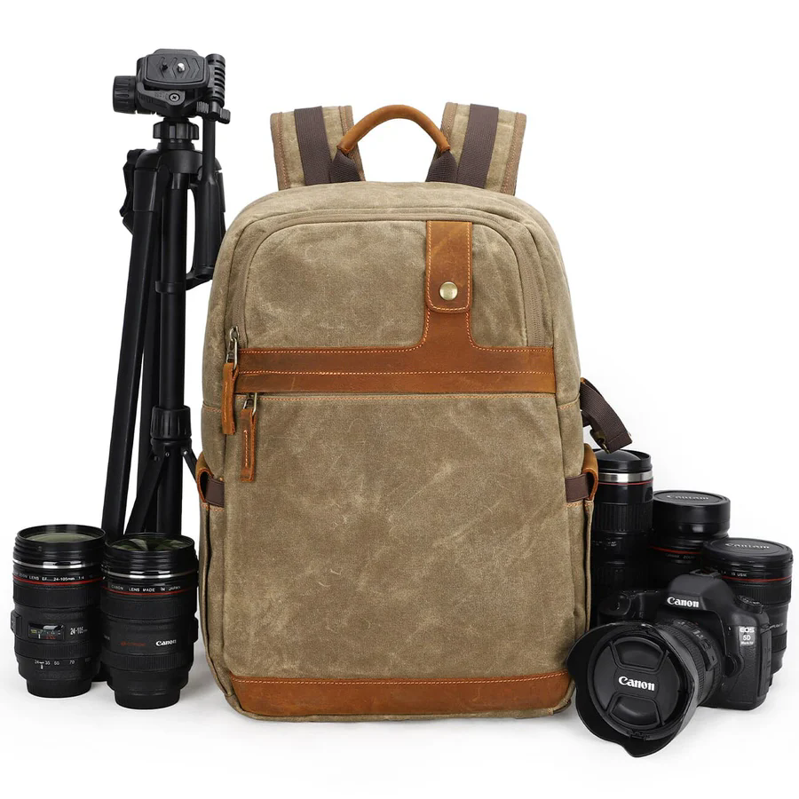 Multi-Compartment Camera Backpack