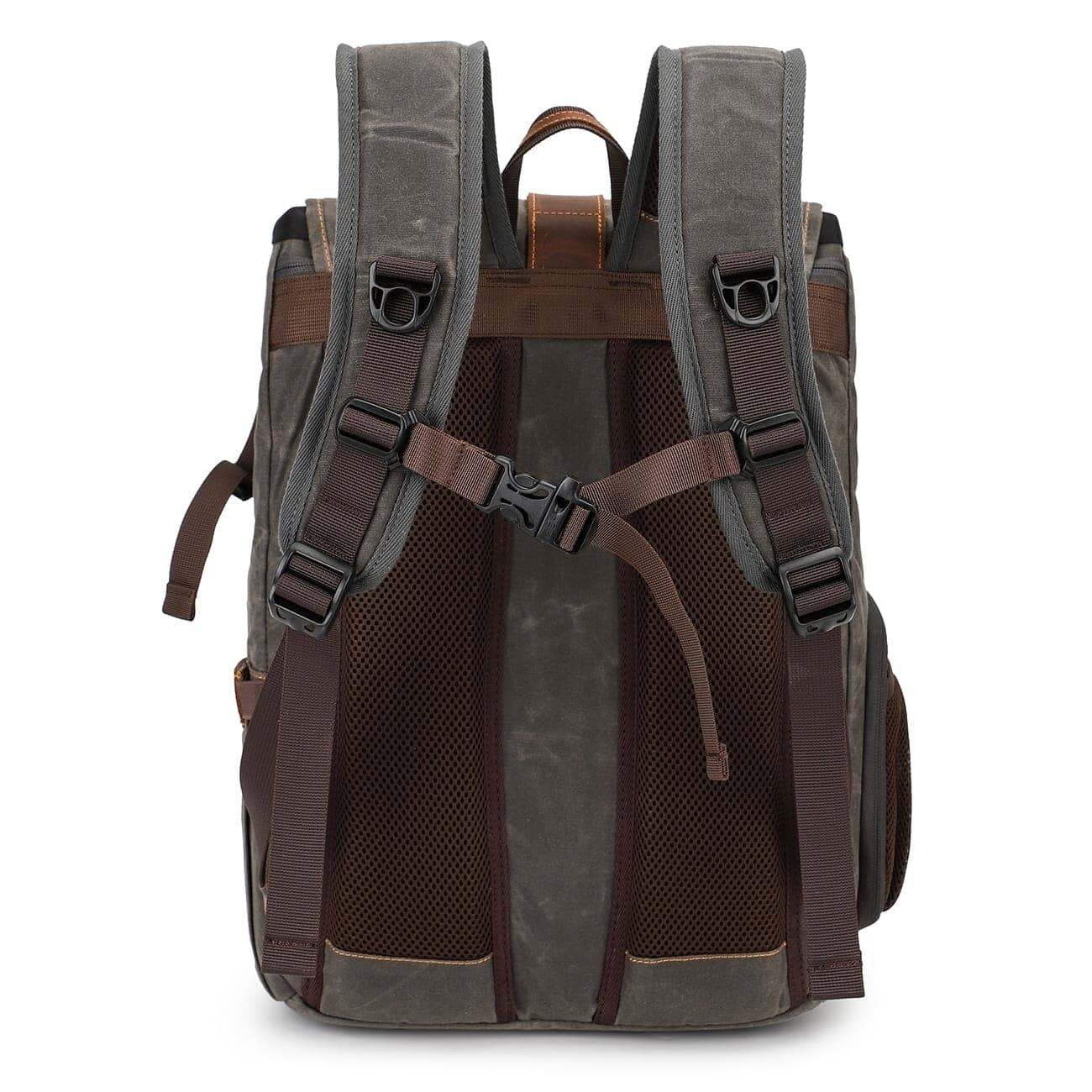 Canvas Leather Camera Daypack