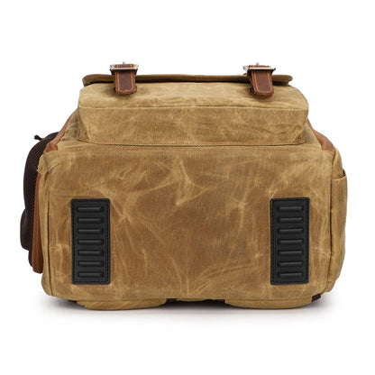 Canvas Leather Camera Daypack