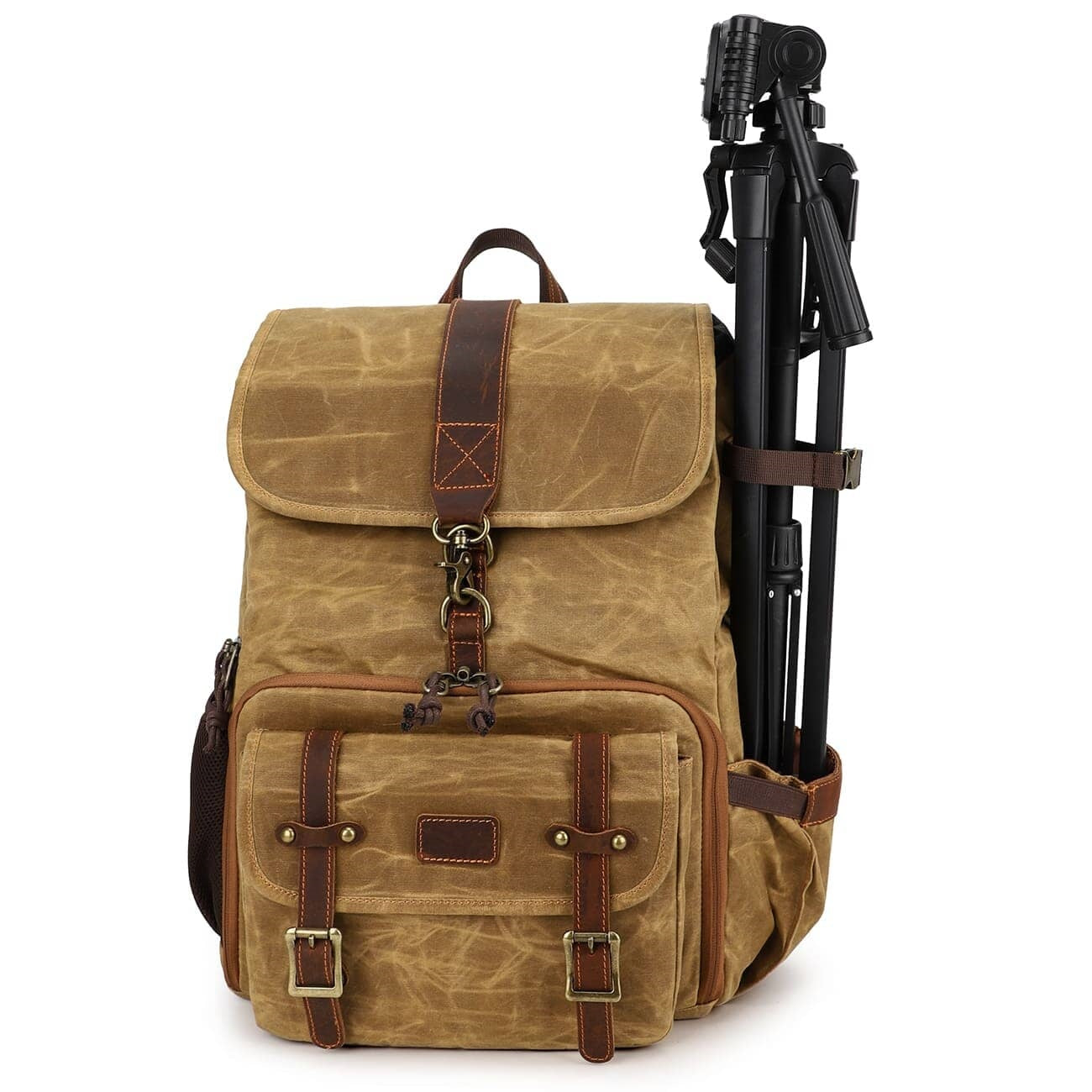 Canvas Leather Camera Daypack