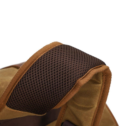 Canvas Leather Camera Daypack
