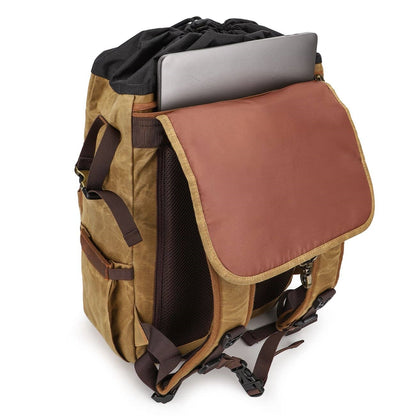 Canvas Leather Camera Daypack
